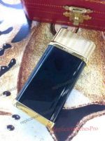 Best Fake Cartier Lighter - Black and Gold 